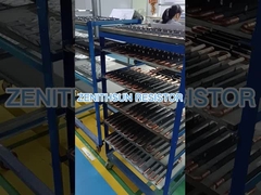 3KW أنبوب النحاس المياه المبردة سلك المقاوم الجرح مع قوس تصاعد