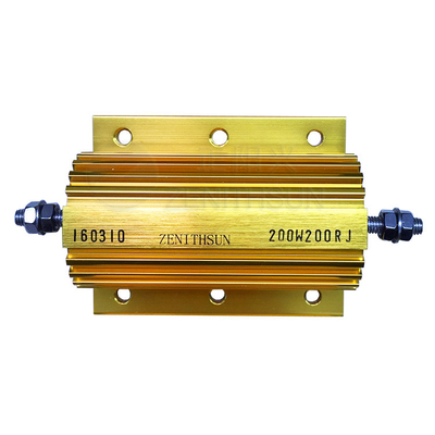 200W الألومنيوم يقع بأسلاك أدى تحميل المقاومات لشحن مكثف
