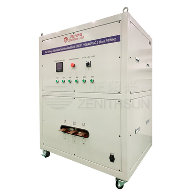 AC 3Phase بنك التحميل الوهمي 180KW 220 / 440V مزدوج الجهد قابل للتعديل مقاومة