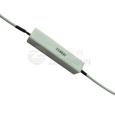 25W مقاوم أسمنت سيراميك مغلف بمقاوم غير قابل للاشتعال مع ارتفاع مفاجئ